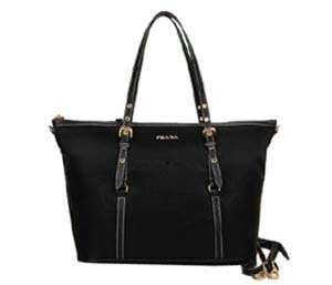 2014 Prada fabric jacquard shoulder bag BL8503 black
